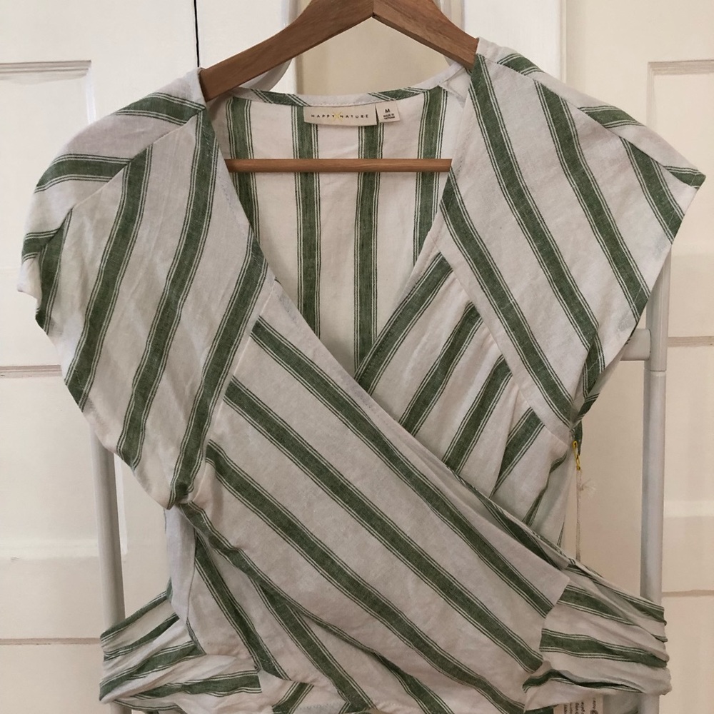 Wrap Crop Top • Sunbeam